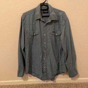 Mens Wrangler Pearl Snap
